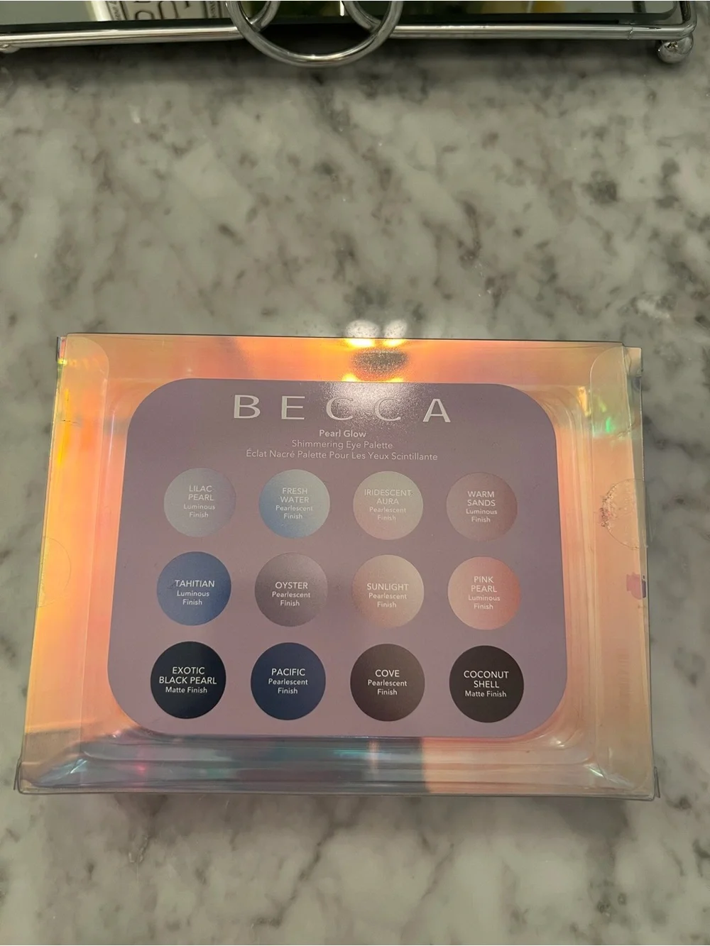 NIB- BECCA Pearl Glow Shimmering Eye Shadow Palette